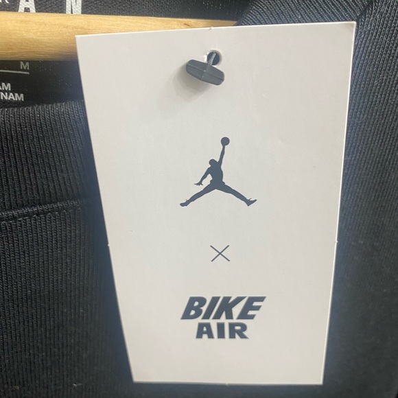 Jordan Brand x Bike Air Black and White Graphic Men's T-Shirt - Picture 7 of 8